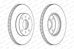 FERODO Disc Frana Ddf959C Nissan 200Sx/Almera Ii/Primera (DDF959C)