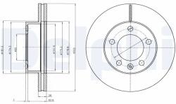 DELPHI Disc Frana Bg4328 Nissan Interstar/Nv400 Opel Movano B Renault Master Iii