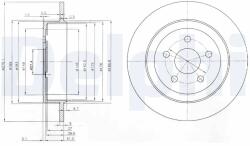 DELPHI Disc Frana Bg3593 Chrysler Cirrus/Neon/Neon Ii/Pt Cruiser/Sebring/Stratus (BG3593)