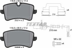 TEXTAR Set Placute Frana, Frana Disc 2521413 Audi (Faw) A6L C7 Porsche Macan