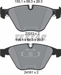 TEXTAR Set Placute Frana, Frana Disc 2331303 Bmw 3/X1/Z4