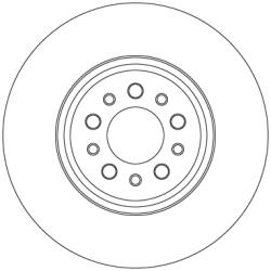 TRW Disc Frana Df3969S Jeep Compass/Renegade