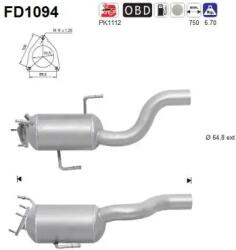 AS Filtru Funingine/Particule, Sist. De Esapament Fd1094 Audi Q7 Vw Touareg (FD1094)
