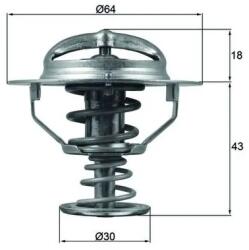 MAHLE Termostat, Lichid Racire Tx11482D Chrysler Cirrus/Sebring/Stratus Dodge Stratus (TX11482D)