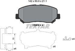 TEXTAR Set Placute Frana, Frana Disc 2556403 Jeep Cherokee Jeep (Gac Fca) Cherokee (2556403)