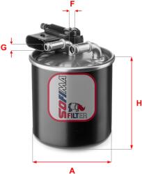 SOFIMA Filtru Combustibil S4148Nr Infiniti Q30/Qx30 Mercedes-Benz A-Class/B-Class/Cla (S4148NR)