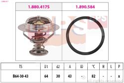 EPS Termostat, Lichid Racire 1.880. 417 Chrysler Sebring/Stratus Hyundai Grandeur/Xg (1.880.417)