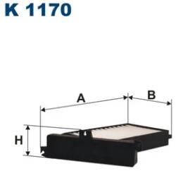 FILTRON Filtru, Aer Habitaclu K1170 Mitsubishi Galant Ix/Galant Viii