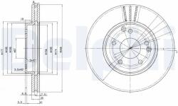 DELPHI Disc Frana Bg3240C Mercedes-Benz C-Class/C-Class T-Model/Clc-Class/Clk/E-Class (BG3240C)