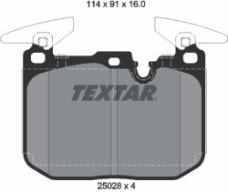 TEXTAR Set Placute Frana, Frana Disc 2502807 Bmw 1/2 Gran/X1/X2/I8