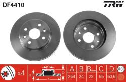 TRW Disc Frana Df4410 Kia Rio I