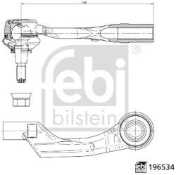 Febi Bilstein Cap De Bara Axa Fata Dreapta 196534 Opel Mokka Vauxhall Mokka