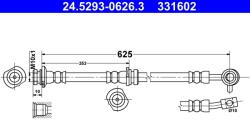 ATE Furtun Frana 24.5293-0626.3 Nissan Qashqai Ii (24.5293-0626.3)