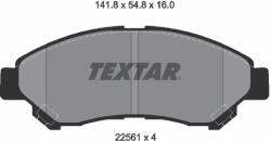 TEXTAR Set Placute Frana, Frana Disc 2256101 Daihatsu Gran Max/Hijet/Luxio
