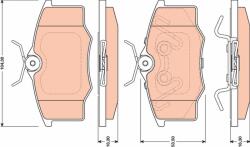 TRW Set Placute Frana, Frana Disc Gdb1759 Vw Gol Ii/Parati Ii/Parati Iii/Saveiro Ii