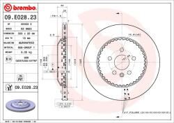 BREMBO Disc Frana 09. E028.23 Land Rover Range Rover Velar (09.E028.23)