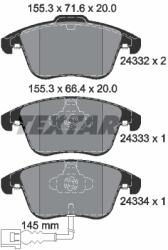 TEXTAR Set Placute Frana, Frana Disc 2433301 Audi Q3 Audi (Faw) Q3 Borgward Bx5/Bx7/Bxi7