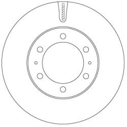 TRW Disc Frana Df7827S Toyota 4 Runner Iv/Fj Cruiser (DF7827S)