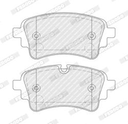 FERODO Set Placute Frana, Frana Disc Fdb5410 Audi A4 B9/A5/A6 C8/A7/A8 D5/Q5