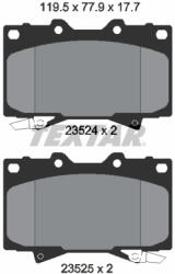 TEXTAR Set Placute Frana, Frana Disc 2352402 Lexus Lx Toyota Land Cruiser