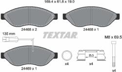 TEXTAR Set Placute Frana, Frana Disc 2446807 Fiat Ducato