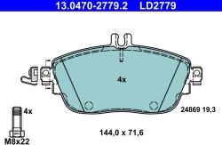 ATE Set Placute Frana, Frana Disc 13.0470-2779.2 Infiniti Q30/Qx30 Mercedes-Benz Cla