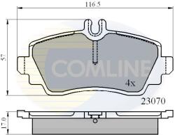 COMLINE Set Placute Frana, Frana Disc Cbp0748 Mercedes-Benz A-Class/Vaneo