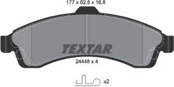 TEXTAR Set Placute Frana, Frana Disc 2444801 Buick Rainier Chevrolet Ssr/Trailblazer (2444801)