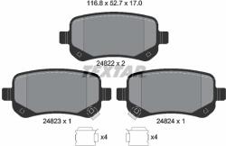 TEXTAR Set Placute Frana, Frana Disc 2482201 Chrysler Voyager V Dodge Grand Caravan