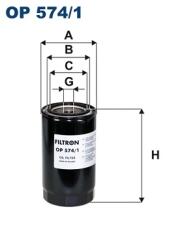 FILTRON Filtru Ulei Op574/1 Ebro F-Serie/L-Serie Kioti Series Px Landini Vision (OP574/1)