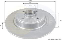 COMLINE Disc Frana Adc1540 Renault Megane/Megane I/Scénic I (ADC1540)