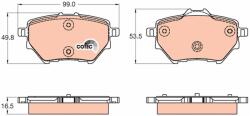 TRW Set Placute Frana, Frana Disc Gdb2036 Citroën Berlingo/Berlingo Multispace/C4 Iii (GDB2036)