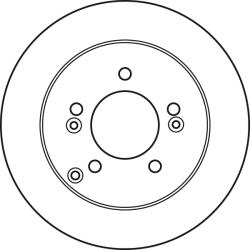 TRW Disc Frana Df4946 Kia Carens I/Carens Iii (DF4946)