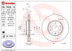 BREMBO Disc Frana 09.7629. 11 Chevrolet Astra/Meriva/Zafira Opel Astra G/Astra H/Combo