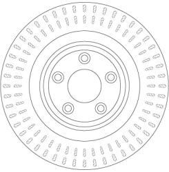 TRW Disc Frana Df6295 Jaguar S-Type Ii/Xf I/Xf Sportbrake/Xj/Xk Ii
