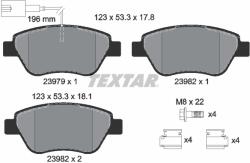 TEXTAR Set Placute Frana, Frana Disc 2397901 Fiat 500/500 C/Grande Punto/Punto