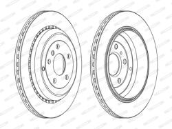 FERODO Disc Frana Ddf1531C Mercedes-Benz Gl-Class/M-Class/R-Class