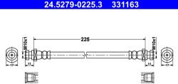 ATE Furtun Frana 24.5279-0225.3 Mitsubishi Pajero Pinin I/Pajero Sport I (24.5279-0225.3)