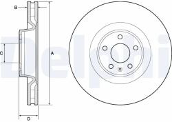 DELPHI Disc Frana Bg9172C Audi A6 C7 (BG9172C)