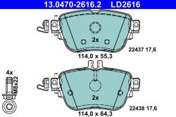 ATE Set Placute Frana, Frana Disc 13.0470-2616.2 Mercedes-Benz Cls/E-Class (13.0470-2616.2)