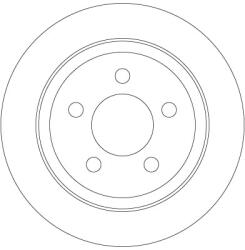 TRW Disc Frana Df6386 Jeep Cherokee/Wrangler Ii (DF6386)