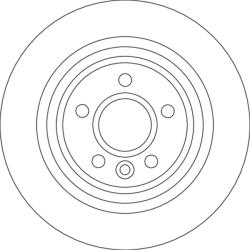 TRW Disc Frana Df4766 Ford Focus Ii/Galaxy Ii/Kuga I/Mondeo Iv/S-Max