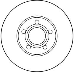 TRW Disc Frana Df2652 Audi 100 C4/A4 B5/A4 B6/A4 B7/A6 C4/A6 C5 Audi (Faw) A6 C5