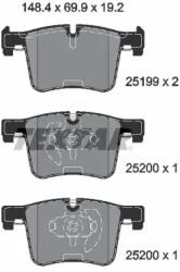 TEXTAR Set Placute Frana, Frana Disc 2519901 Bmw 1/2/3/3 Gran Turismo/3 Touring/4/4 Gran