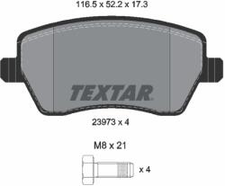 TEXTAR Set Placute Frana, Frana Disc 2397301 Dacia Dokker/Dokker Pick-Up/Duster/Lodgy (2397301)