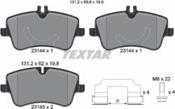 TEXTAR Set Placute Frana, Frana Disc 2314401 Mercedes-Benz C-Class/C-Class T-Model/Clk (2314401)