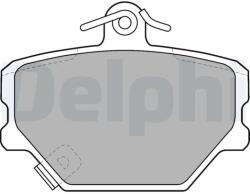 DELPHI Set Placute Frana, Frana Disc Lp1465 Smart Cabrio/City-Coupe/Crossblade/Fortwo