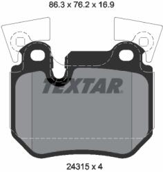 TEXTAR Set Placute Frana, Frana Disc 2431501 Bmw 1