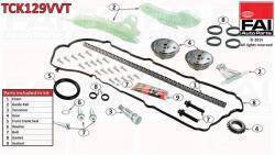 FAI AutoParts Chit Lant De Distributie Deasupra Tck129Vvt Citroën Berlingo/Berlingo Multispace