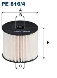 FILTRON Filtru Combustibil Pe816/4 Citroën Berlingo / Berlingo First/C4 I/C5 I/C5 Ii/C8
